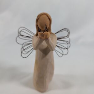 Willow Tree Angel of Prayer Susan Lordi Demdaco Figurine Wire Wings 5.5"